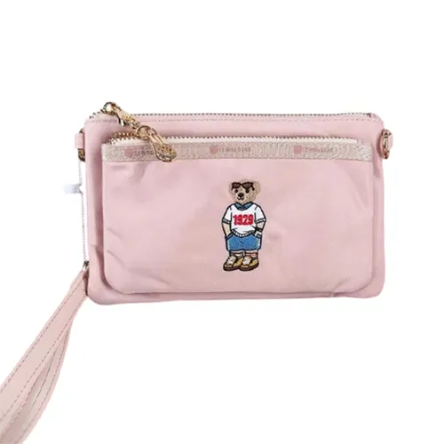 Túi Đeo Chéo Nữ TTWN BEAR Phone Bag TT2520 Màu Hồng