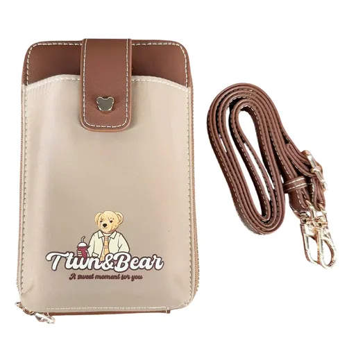 Túi Đeo Chéo Nữ TTWN BEAR TT2523 Phonebag Màu Nâu