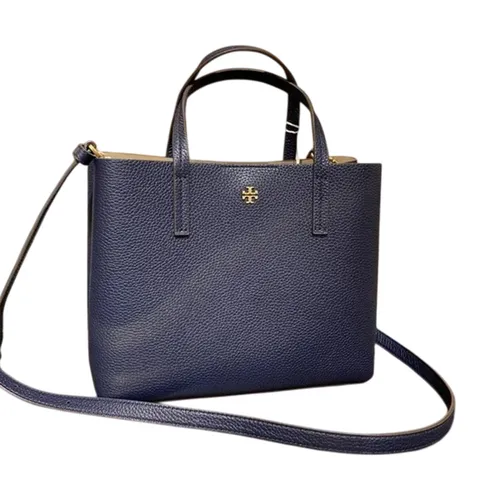 Túi xách Tory Burch Túi đeo vai - Túi Đeo Vai Nữ Tory Burch Blake Small Tote Bag Crossbody 85985 Màu Xanh Navy - Vua Hàng Hiệu