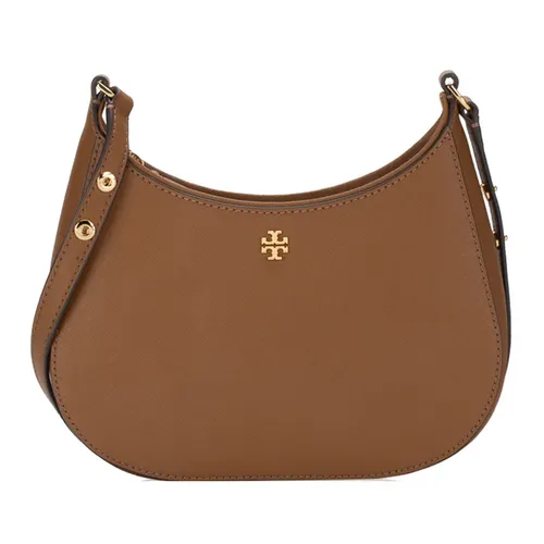 Túi Đeo Vai Nữ Tory Burch Emerson Saffiano Leather Shoulder Bag 150258 Màu Nâu - Túi xách - Vua Hàng Hiệu
