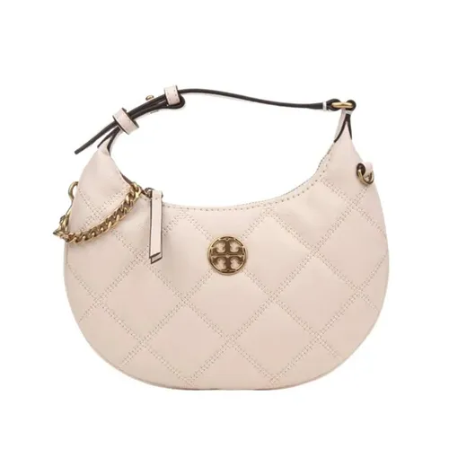 Túi xách Tory Burch Túi đeo vai - Túi Đeo Vai Nữ Tory Burch TB-Willa Sheepskin Shoulder Bag 149671 Màu Trắng - Vua Hàng Hiệu