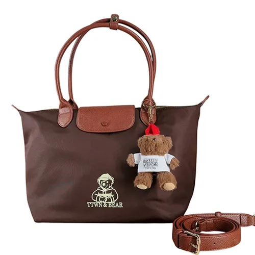 Túi Xách Tay Nữ TTWN BEAR & GUOO TN3541 TN3542 Màu Nâu Cafe Size L
