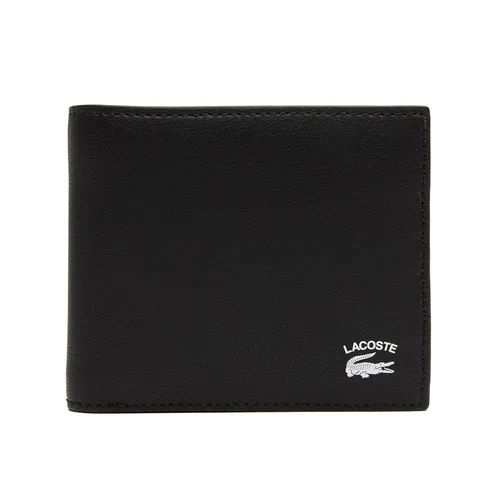 Ví Nam Lacoste Men's Contrast Print Wallet NH4116-000 Màu Đen