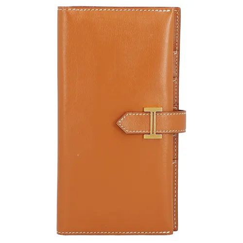 Túi xách Hàng Hiệu Used - Ví Nữ Hermès Wallet Bearn Soufflet Brown Màu Nâu - Vua Hàng Hiệu