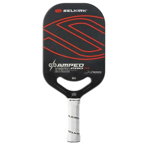 Vợt Pickleball Amped Pro Air Invikta Jack Sock Màu Đen Đỏ - Pickleball - Vua Hàng Hiệu