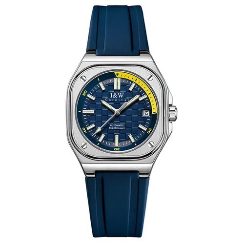 Đồng Hồ Nữ I&W Carnival IW673L-DS (IW673L1) Automatic Màu Xanh Bạc