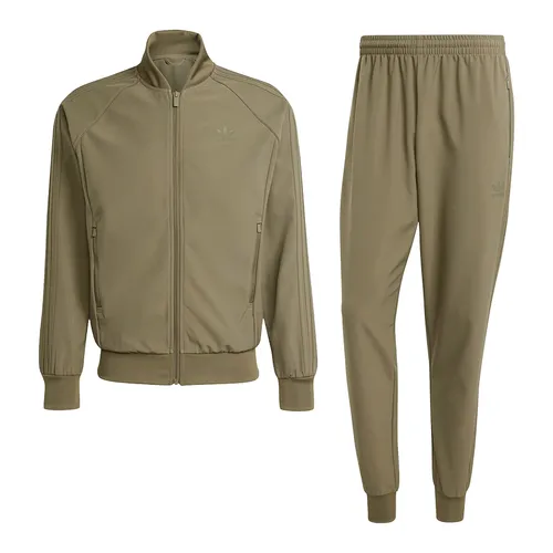 Adidas - Bộ Thể Thao Nam Adidas Track Bonded SST IY4876/IY4878 Màu Xanh Olive Size S (Form Âu) - Vua Hàng Hiệu