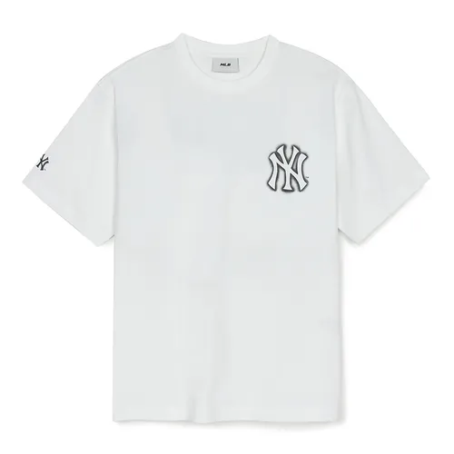 Áo Phông MLB Basic Street Logo Over Fit Tshirt New York Yankees 3ATSB0353-50WHS Màu Trắng Size S - Thời trang - Vua Hàng Hiệu