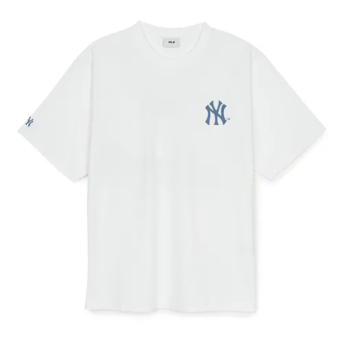 Áo Phông MLB Mega Overfit Basic Letter New York Yankees 3ATSB0753-50WHS Màu Trắng - Thời trang - Vua Hàng Hiệu