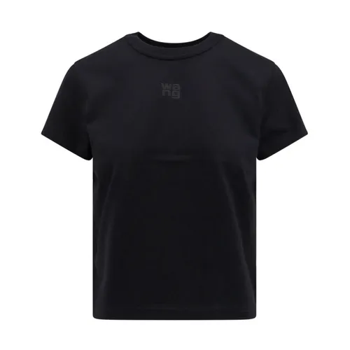Thời trang Alexander Wang Áo phông - Áo Phông Nữ Alexander Wang Tshirt 4CC3241521 001 Màu Đen Size S - Vua Hàng Hiệu