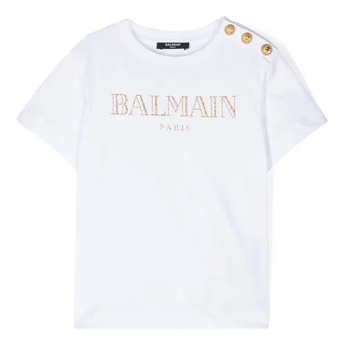 Áo Phông Nữ Balmain White Logo Tshirt BV8B71 Z0082 100OR Màu Trắng Size 12 - Thời trang - Vua Hàng Hiệu