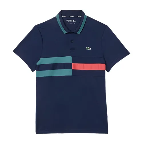 Thời trang - Áo Polo Nam Lacoste Polo DH8335 ISJ Màu Xanh Đậm Size 2 - Vua Hàng Hiệu