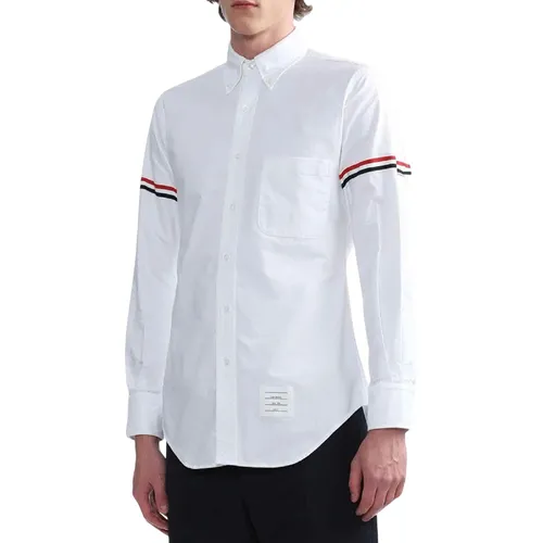 Thời trang Thom Browne Áo sơ mi - Áo Sơ Mi Nam Thom Browne Cotton Shirt MWL150E Màu Trắng Size 1 - Vua Hàng Hiệu