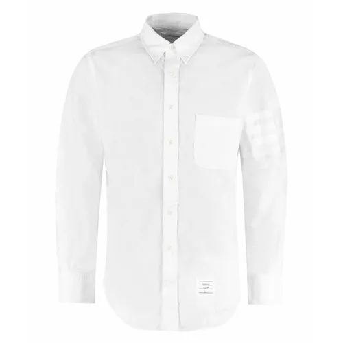 Thời trang Thom Browne Áo sơ mi - Áo Sơ Mi Nam Thom Browne Long Sleeve Shirt MWL001A Màu Trắng Size 0 - Vua Hàng Hiệu