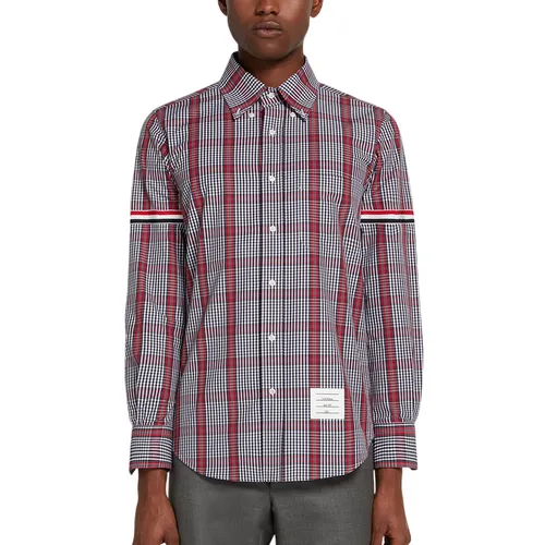 Thời trang Thom Browne Áo sơ mi - Áo Sơ Mi Nam Thom Browne Long Sleeve Shirt MWL301A Phối Màu Size 1 - Vua Hàng Hiệu