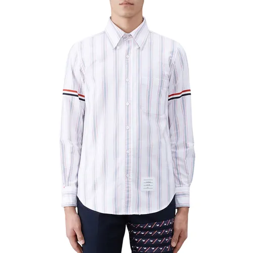 Thời trang Thom Browne Áo sơ mi - Áo Sơ Mi Nam Thom Browne MWL301A Phối Màu Size 3 - Vua Hàng Hiệu