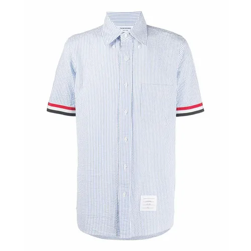 Thời trang Thom Browne Áo sơ mi - Áo Sơ Mi Nam Thom Browne MWS252A Màu Xanh Nhạt Size 0 - Vua Hàng Hiệu