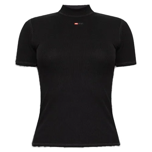 Diesel - Áo Thun Nữ Diesel T-Mokky Short Sleeved TShirt A103980BLAN9XX Màu Đen Size XS - Vua Hàng Hiệu
