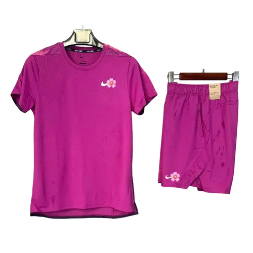 Bộ Thể Thao Nữ Nike Dri-Fit Pickleball Màu Hồng Tím Size S (Form Âu)
