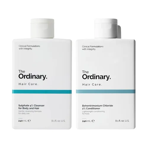 Combo Dầu Gội The Ordinary Sulphate 4% + Dầu Xả Behentrimonium Chloride 2% (240ml x 2) - Chăm sóc tóc - Vua Hàng Hiệu