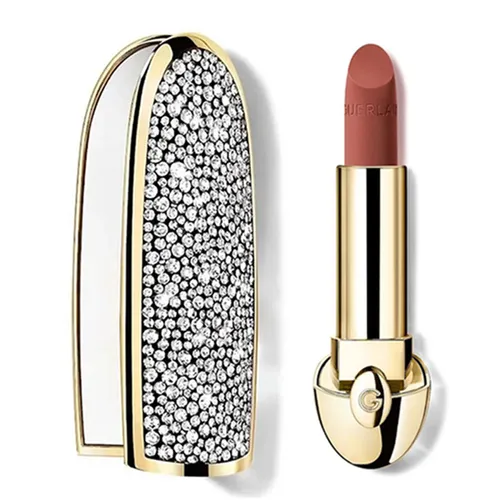 Son Môi Guerlain Son lì - Combo Vỏ Son + Son Guerlain Rouge G Refill Velvet 159 Le Beige Amande Màu Nâu - Vua Hàng Hiệu