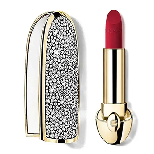 Son Môi Guerlain Son lì - Combo Vỏ Son + Son Guerlain Rouge G Refill Velvet 520 Le Rouge Profond Màu Đỏ - Vua Hàng Hiệu