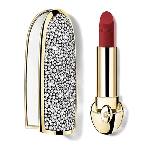 Son Môi Guerlain Son lì - Combo Vỏ Son + Son Guerlain Rouge G Refill Velvet 888 Le Rouge Brun Màu Đỏ Thẫm - Vua Hàng Hiệu