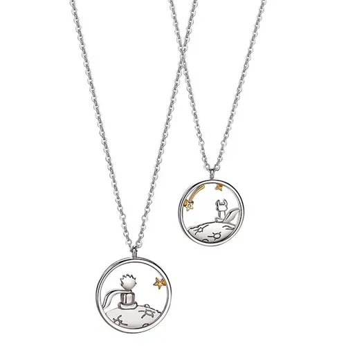 Dây Chuyền Đôi Lili Jewelry Hoàng Tử Và Hồ Ly LILI_834547 Màu Bạc
