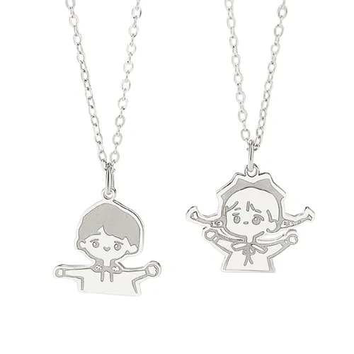 Dây Chuyền Đôi Lili Jewelry Nam Nữ Cute LILI_099523 Màu Bạc - Trang sức - Vua Hàng Hiệu