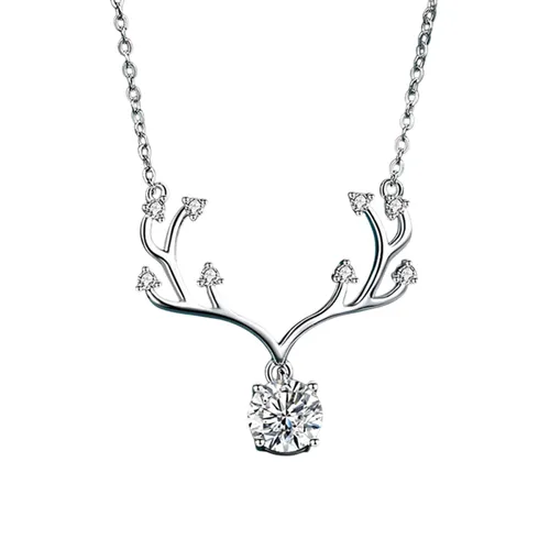 Dây Chuyền Nữ Lili Jewelry Đính Kim Cương Moissanite LILI_055097 Màu Bạc - Trang sức - Vua Hàng Hiệu
