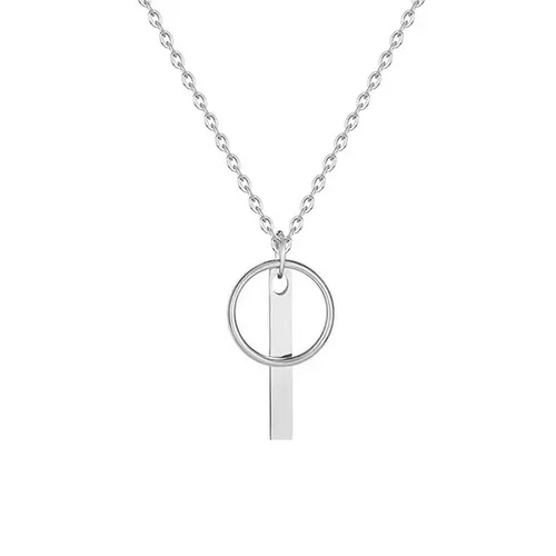 Dây Chuyền Nam Lili Jewelry Thời Trang Cá Tính Sullivan LILI_078818 Màu Bạc