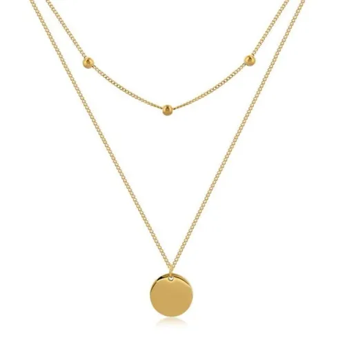 Dây Chuyền Nữ Lili Jewelry 2 Tầng The Night LILI_717376 Màu Vàng Gold - Trang sức - Vua Hàng Hiệu