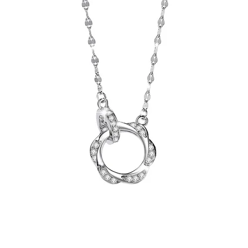 Dây Chuyền Nữ Lili Jewelry Bạc Đính Đá CZ Kamiyah LILI_098734 Màu Bạc