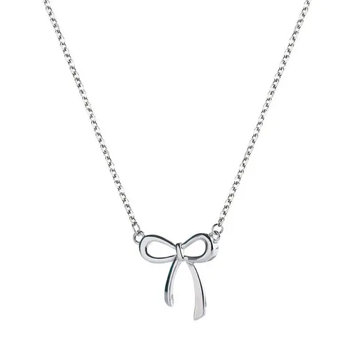 Dây Chuyền Nữ Lili Jewelry Choker Hình Nơ Cute LILI_656717 Màu Bạc