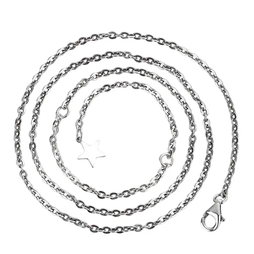 Dây Chuyền Nữ Lili Jewelry Christabel LILI_617252 Chuỗi Chữ Thập Màu Bạc