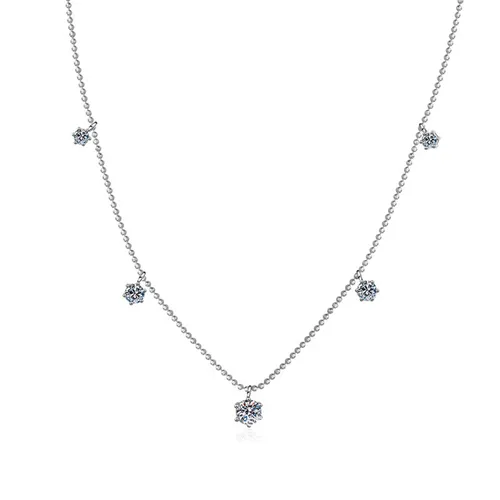 Dây Chuyền Nữ Lili Jewelry Chuỗi Đá Mylan LILI_099480 Màu Bạc