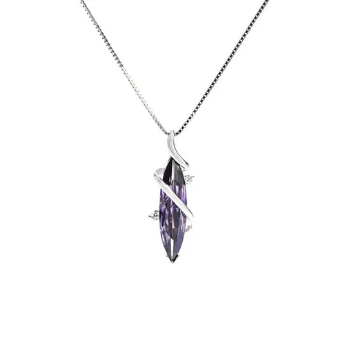 Trang sức - Dây Chuyền Nữ Lili Jewelry Cleopatra LILI_445576 Màu Bạc Tím - Vua Hàng Hiệu