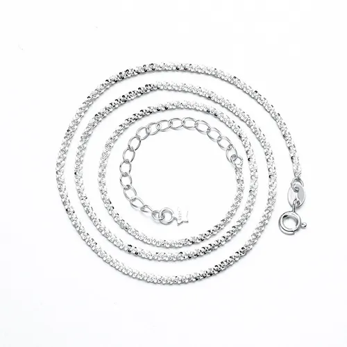 Dây Chuyền Nữ Lili Jewelry Dây Xù Clement LILI_053818 Màu Bạc - Trang sức - Vua Hàng Hiệu