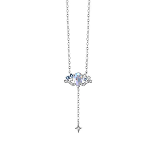 Dây Chuyền Nữ Lili Jewelry Đính Đá CZ 12 Cung Hoàng Đạo Neala LILI_927185 (Nhân Mã) Màu Bạc