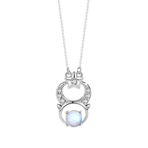 Dây Chuyền Nữ Lili Jewelry Đính Đá CZ Cung Kim Ngưu Sophronia LILI_218839 Màu Trắng
