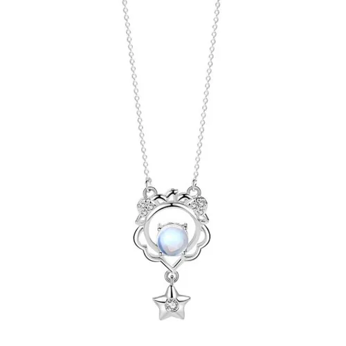 Dây Chuyền Nữ Lili Jewelry Đính Đá CZ Cung Sư Tử Sophronia LILI_218839 Màu Vàng Trắng