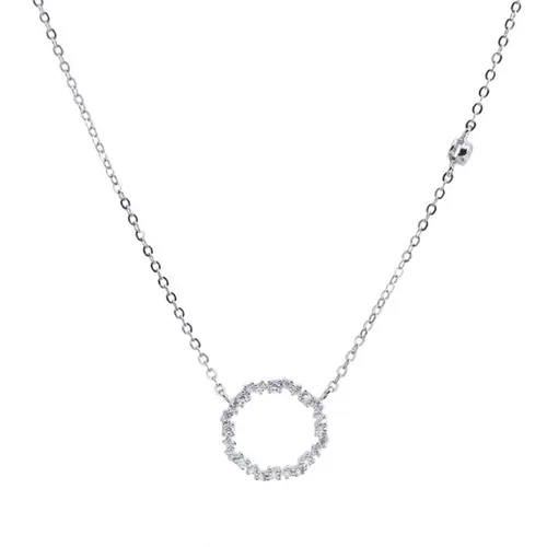 Trang sức - Dây Chuyền Nữ Lili Jewelry Đính Đá CZ Huyền Thoại Biển Xanh LILI_365221 Màu Bạc - Vua Hàng Hiệu