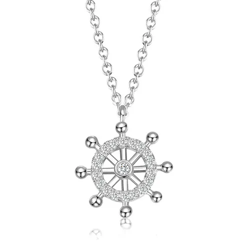 Dây Chuyền Nữ Lili Jewelry Đính Đá CZ Kiana LILI_105665 Màu Bạc