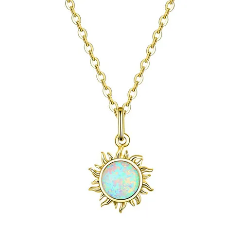 Dây Chuyền Nữ Lili Jewelry Hình Mặt Trời Martha LILI_105944 Màu Vàng