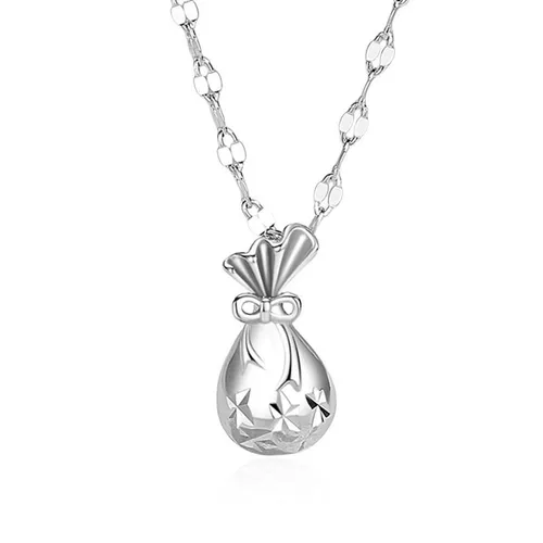 Dây Chuyền Nữ Lili Jewelry Hình Túi Tiền May Mắn Anna LILI_125610 Màu Bạc - Trang sức - Vua Hàng Hiệu