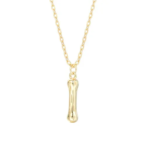Dây Chuyền Nữ Lili Jewelry Mạ Vàng Chữ Cái LILI_521849 Màu Vàng (Chữ I)