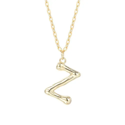 Dây Chuyền Nữ Lili Jewelry Mạ Vàng Chữ Cái LILI_521849 Màu Vàng (Chữ Z)