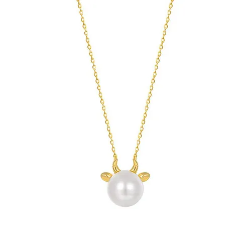 Dây Chuyền Nữ Lili Jewelry Mạ Vàng Đính Ngọc Trai Dark Angel LILI_581344 Màu Vàng - Trang sức - Vua Hàng Hiệu
