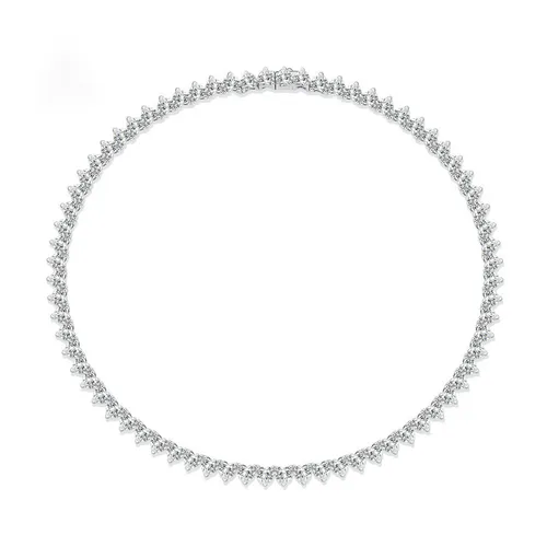 Dây Chuyền Nữ Lili Jewelry Moissanite 1 Carat Marianna LILI_095141 Màu Bạc