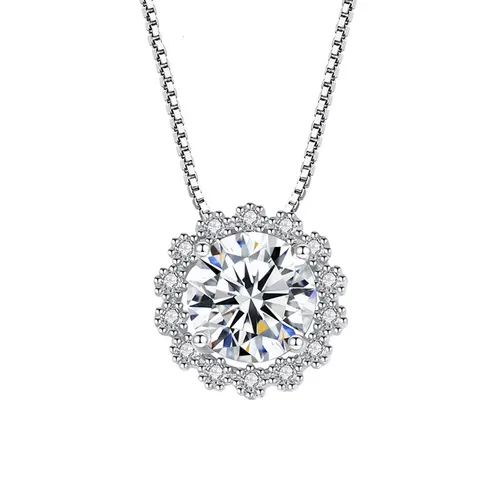 Dây Chuyền Nữ Lili Jewelry Bông Tuyết Sarahi LILI_099238 Màu Bạc